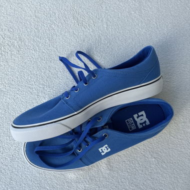 Sneakers DC blau aus Canvas