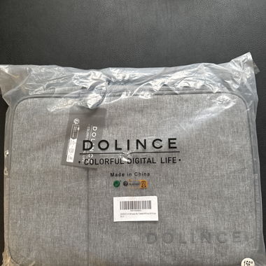 DOLINCE 15,6" Laptop-Tasche grau