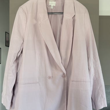 Blazer in hellem Rosa von H&M