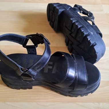 Buffalo platform sandals
