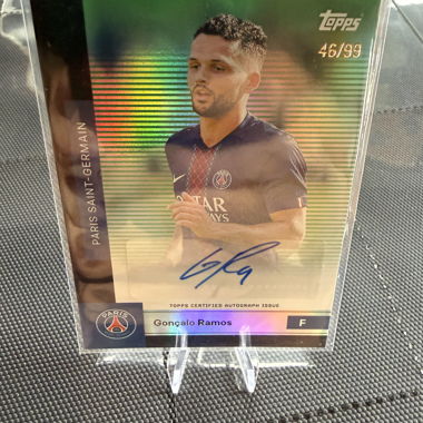 Carta autografata Goncalo Ramos /99