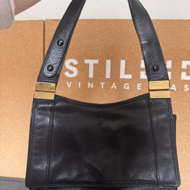 Borsa Vintage Y2K in Pelle Nera