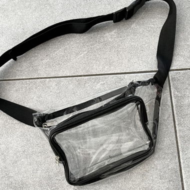 Borsa crossbody trasparente