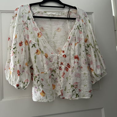 Bluse mit Blumenmuster