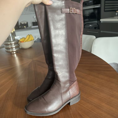 Bottes hautes marron