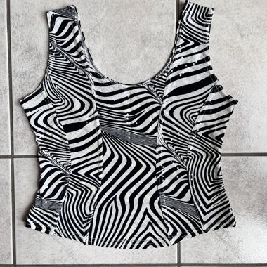 Zebra-Print Top Tina