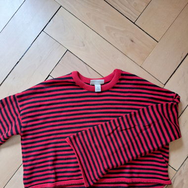 Gestreifter Pullover