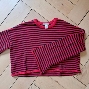 Gestreifter Pullover