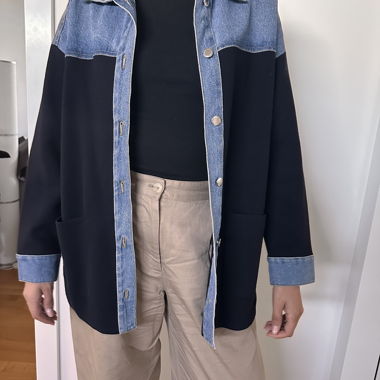 Chemise-bermuda en jean Sandro