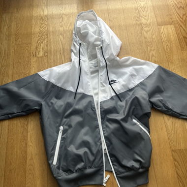 Veste nike blanche grise