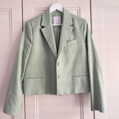 Mint green blazer