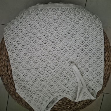 Cream-White Knit Top