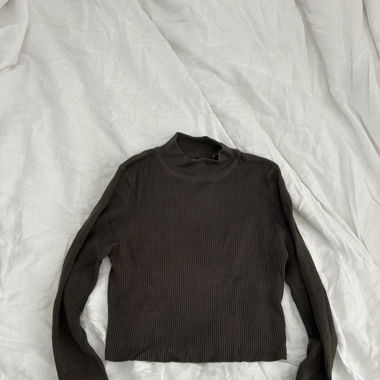 brown crewneck