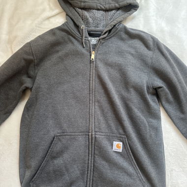 Carhartt Grey Zip-Up Hoodie