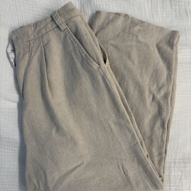 ZARA Stoffhose beige EU 38