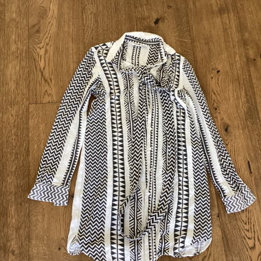 Pattern blouse dress