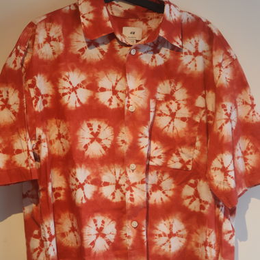 Hemd Blumen H&M Kurzarm