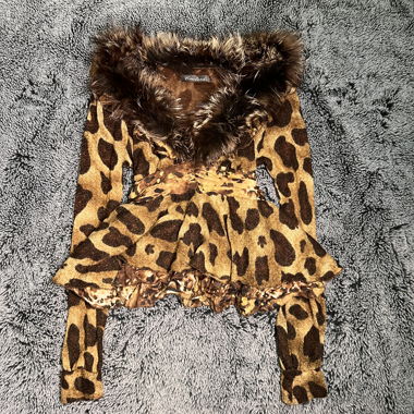 Y2K vintage leopard piece 