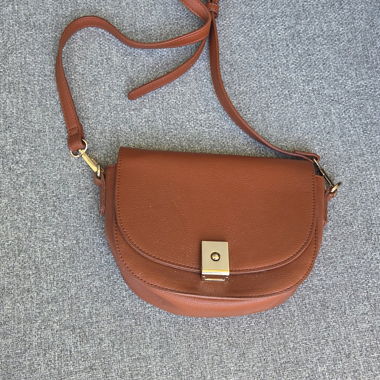 Sac bandoulière brun