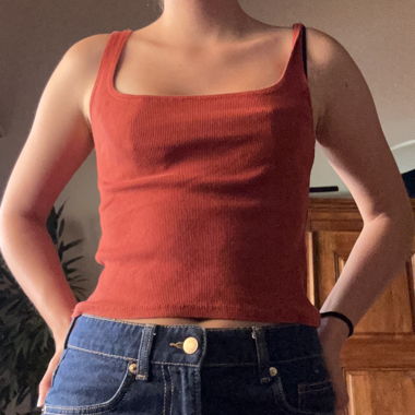 Rotes Zara Trafaluc Top