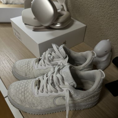 Nike Air Force 1 Krater Flystrick dreifach weiß
