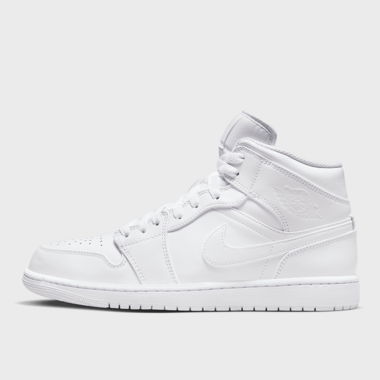 Jordan 1 Mid Tripple White