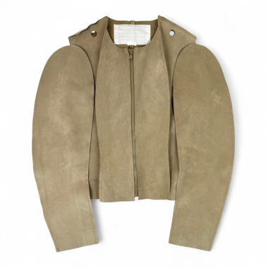 Veste en cuir Beige Maison Margiela x H&M