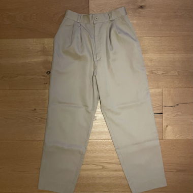 Beige Anzugshose
