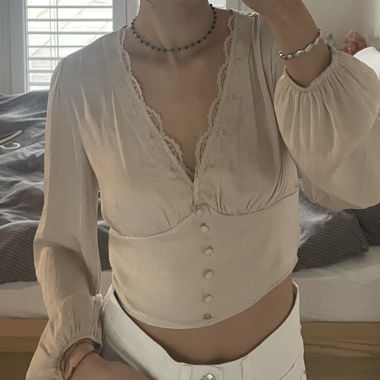 Beige blouse
