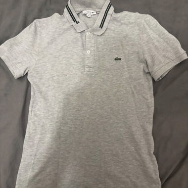 Lacoste-Polo grau