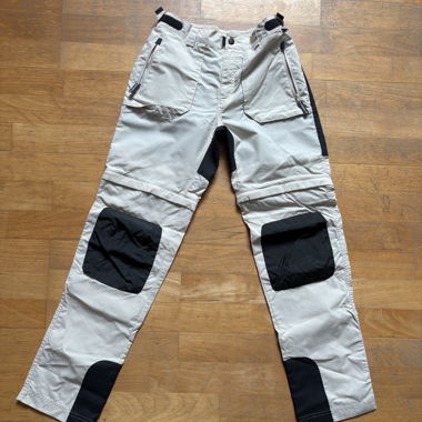 Offwhite-Lange Wanderschuhehose XS