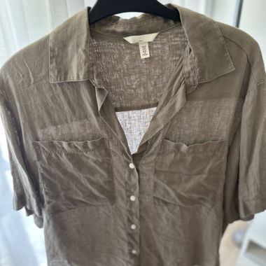 Bluse aus Leinen