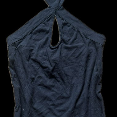 Black Neckholder Top