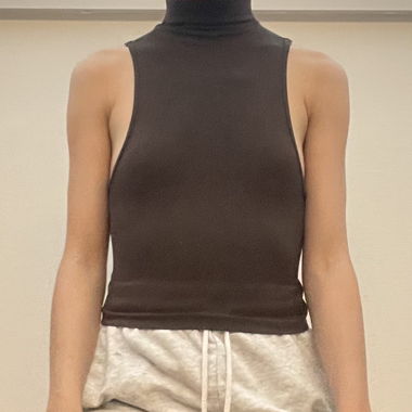 Turtle neck crop top