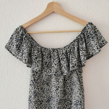 flowy shirt with flowers