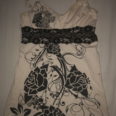 Spitzen-Top mit Blumenmuster
