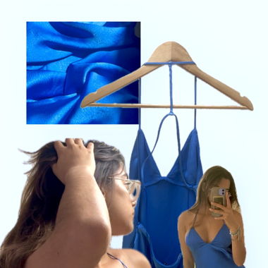 Robe bleu 