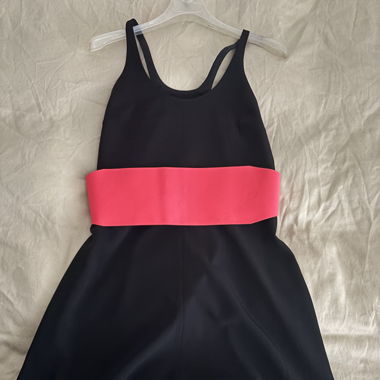 Armani black dress with belt