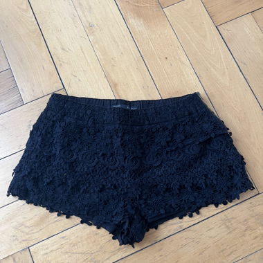 Black Short with Detail