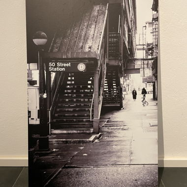 Alu-Dibond New York Streetart -50th Street Station