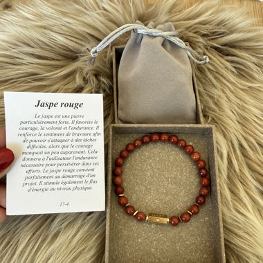 Bracelet Jaspe Rouge