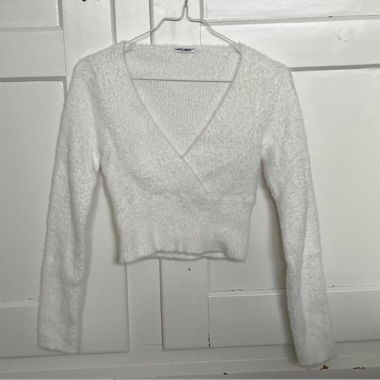 Pull portefeuille blanc