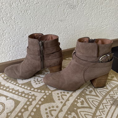 Bottines beige