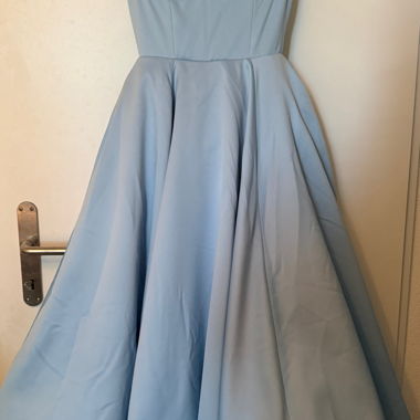 Abito midi in tulle blu Cinderella