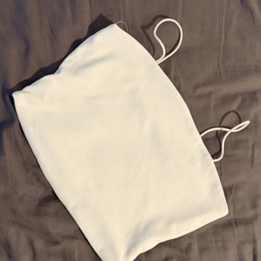 White Knit Top