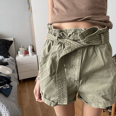 Green shorts 