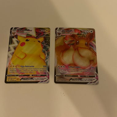 Pikachu and Eevee V-Max