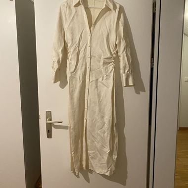 Beige shirt dress – size S