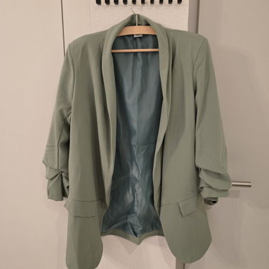Zebra Blazer mintgrün Grösse XL