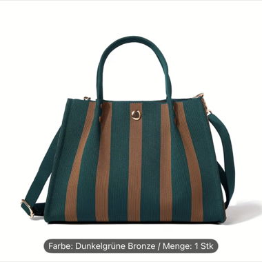 Borsa a mano verde scuro